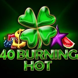 Official Slots logo: 40 Burning Hot by Amusnet Interactive at Dragonia Casino