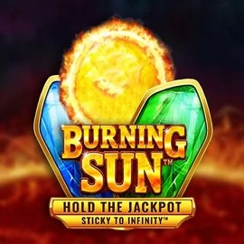 Burning Sun slot logo by Wazdan at Dragonia Casino