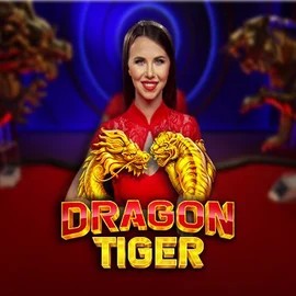 Dragon Tiger (Live) online game logo by Pragmatic Play on dragonia-kazino.es