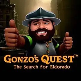 Gonzo's Quest slot logo by NetEnt at Dragonia CasinoGonzo's Quest