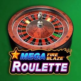 Mega Fire Blaze Roulette slot logo by Playtech at Dragonia Casino