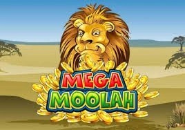 Slots logo of Mega Moolah slot from Games Global at Dragonia Casino