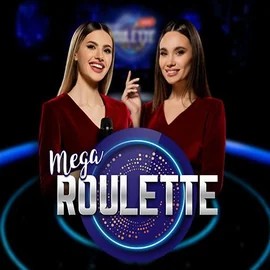 Mega Roulette logo – Live Casino by Pragmatic Play at Dragonia Casino