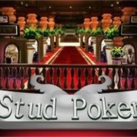Stud Poker 3D online game logo by iSoftBet on dragonia-kazino.es