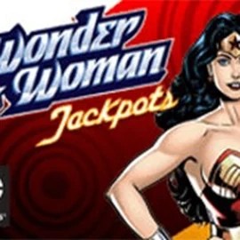 Wonder Woman Jackpots logo by Amaya Dragonia Casino